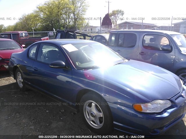 2G1WW12E959270180 - 2005 CHEVROLET MONTE CARLO LS ლურჯი ფოტო 1