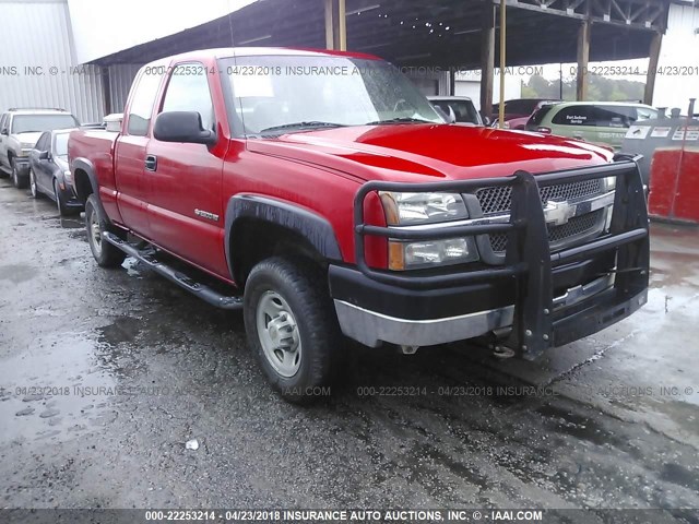 1GCHK29U63E294803 - 2003 CHEVROLET SILVERADO K2500 HEAVY DUTY RED photo 1