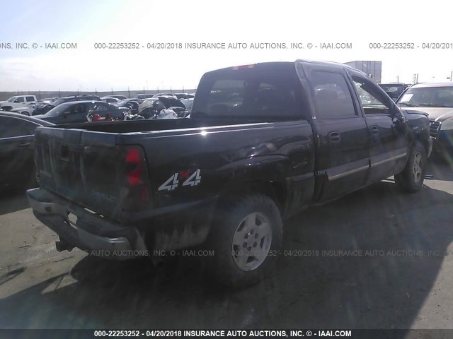 2GCEK13TX51250580 - 2005 CHEVROLET SILVERADO K1500 BLACK photo 4