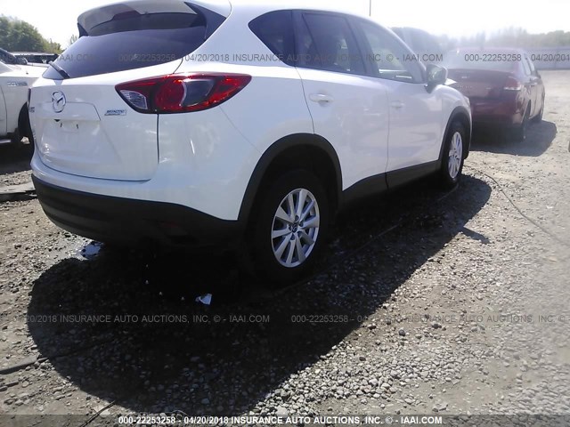 JM3KE2CE0D0136106 - 2013 MAZDA CX-5 TOURING Белый фото 4