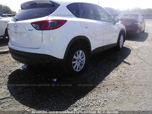 JM3KE2CE0D0136106 - 2013 MAZDA CX-5 TOURING WHITE photo 4