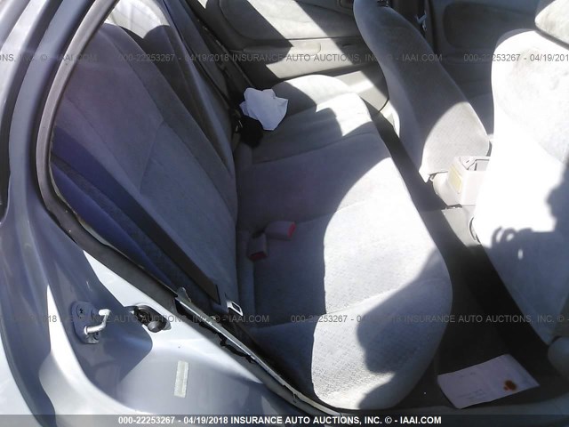 1NXBR12E7YZ303998 - 2000 TOYOTA COROLLA VE/CE/LE 银色 照片 8