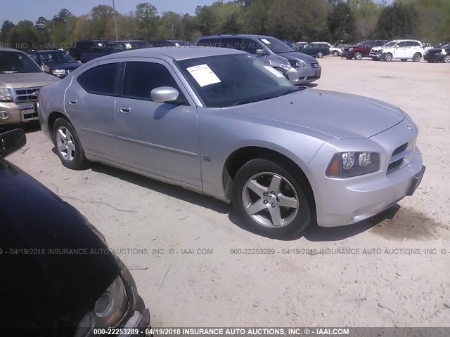 2B3CA3CVXAH231473 - 2010 DODGE CHARGER SXT SILVER photo 1