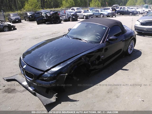 4USBT33544LR67928 - 2004 BMW Z4 2.5 BLACK photo 2