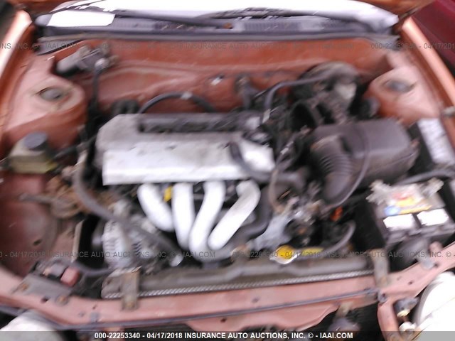 2T1BR12E5WC038948 - 1998 TOYOTA COROLLA VE/CE/LE ORANGE photo 10