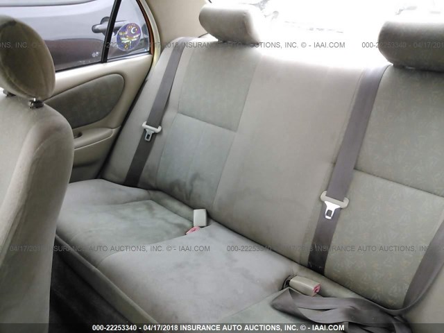 2T1BR12E5WC038948 - 1998 TOYOTA COROLLA VE/CE/LE 橙色 照片 8