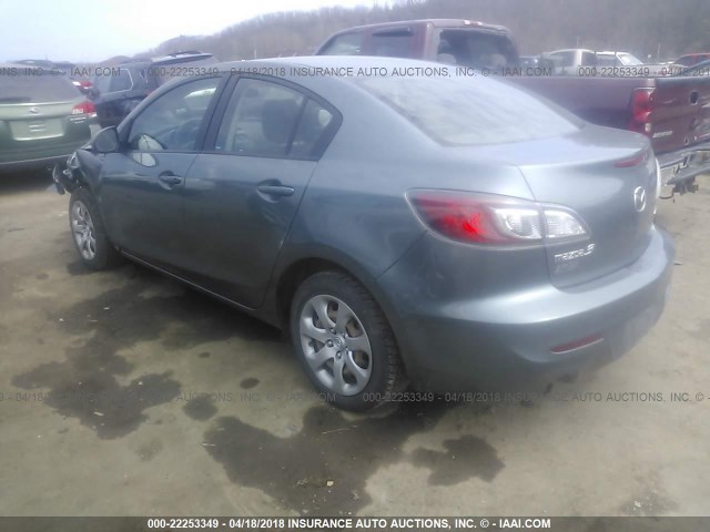 JM1BL1UP0D1803016 - 2013 MAZDA 3 I GRAY photo 3