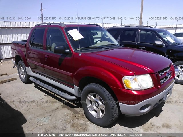 1FMZU67E53UB58276 - 2003 FORD EXPLORER SPORT TR  RED photo 1