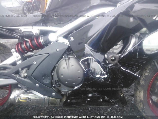 JKAEXEA1X8A043413 - 2008 KAWASAKI EX650 A BLACK photo 8