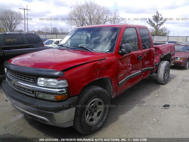 1GCEK19V81Z225204 - 2001 CHEVROLET SILVERADO K1500 RED photo 6