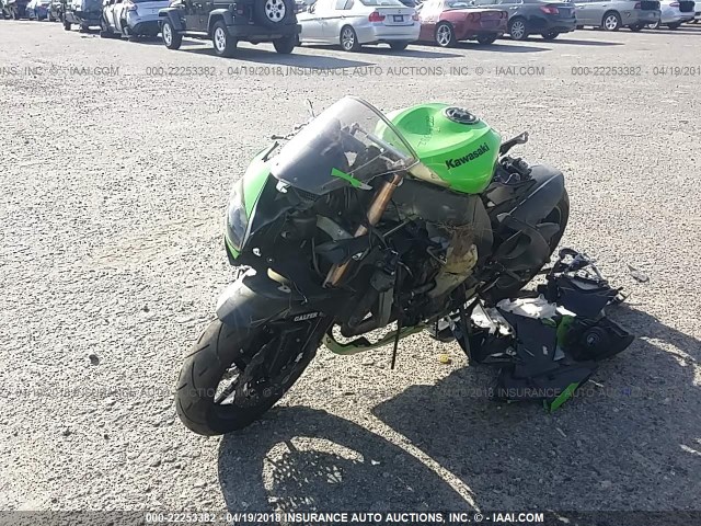 JKAZXCE179A024156 - 2009 KAWASAKI ZX1000 E GREEN photo 2