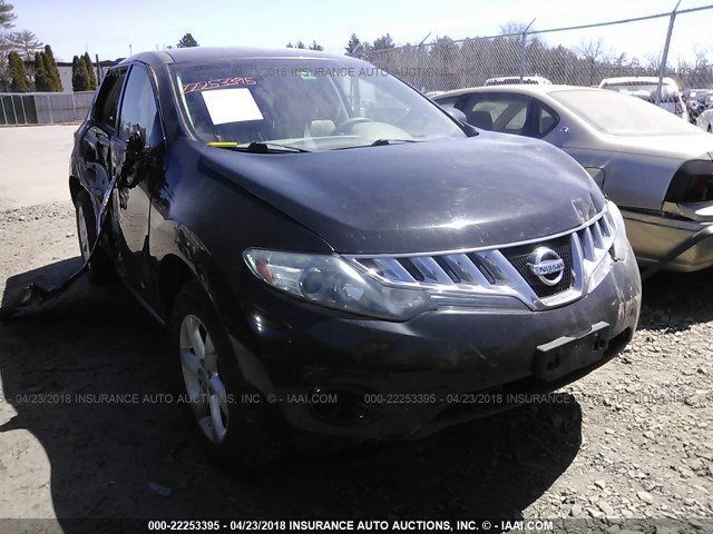 JN8AZ1MW3AW129383 - 2010 NISSAN MURANO S/SL/LE BLACK photo 1