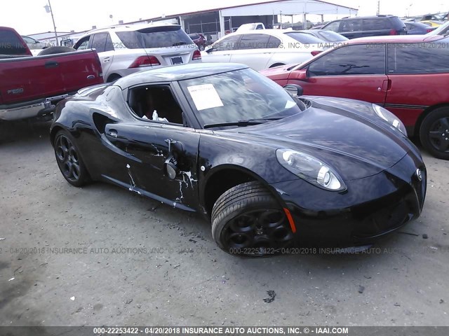 ZARBAAA45FM160413 - 2015 ALFA ROMEO 4C BLACK photo 1