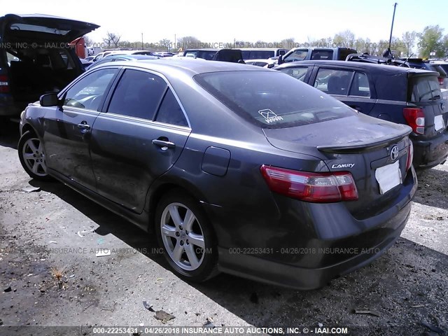 4T1BK46K87U538544 - 2007 TOYOTA CAMRY NEW GENERAT LE/XLE/SE GRAY photo 3