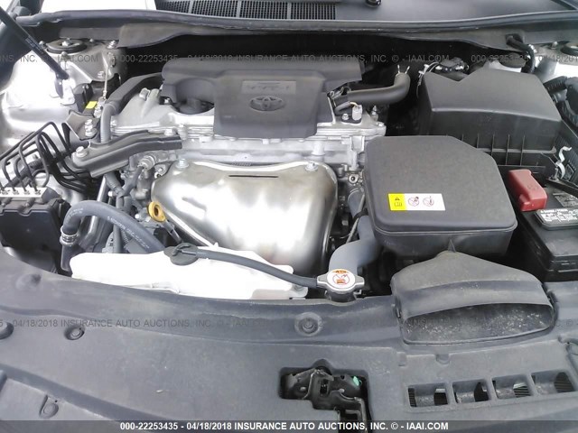 4T1BF1FKXHU672315 - 2017 TOYOTA CAMRY LE/XLE/SE/XSE GRAY photo 10