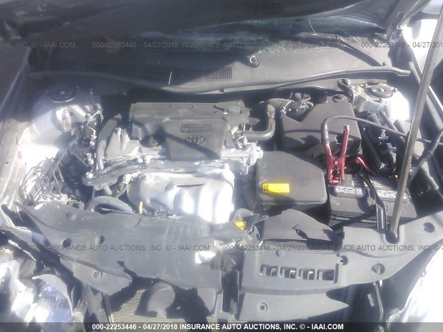 4T1BF1FK4FU955791 - 2015 TOYOTA CAMRY LE/XLE/SE/XSE SILVER photo 10
