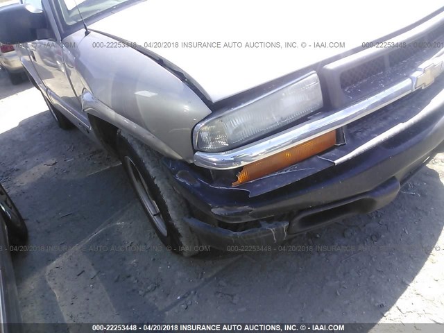 1GCCS145928115039 - 2002 CHEVROLET S TRUCK S10 TAN photo 6