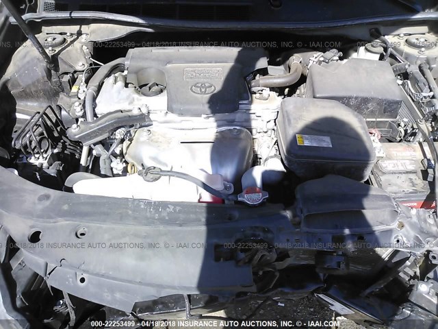 4T1BF1FK2GU595566 - 2016 TOYOTA CAMRY LE/XLE/SE/XSE BLACK photo 10