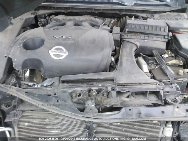 1N4AA5APXAC808114 - 2010 NISSAN MAXIMA S/SV RED photo 10