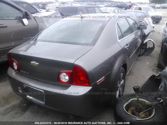 1G1ZC5E12BF206457 - 2011 CHEVROLET MALIBU 1LT 灰色 照片 4