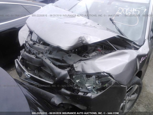 1G1ZC5E12BF206457 - 2011 CHEVROLET MALIBU 1LT 灰色 照片 6