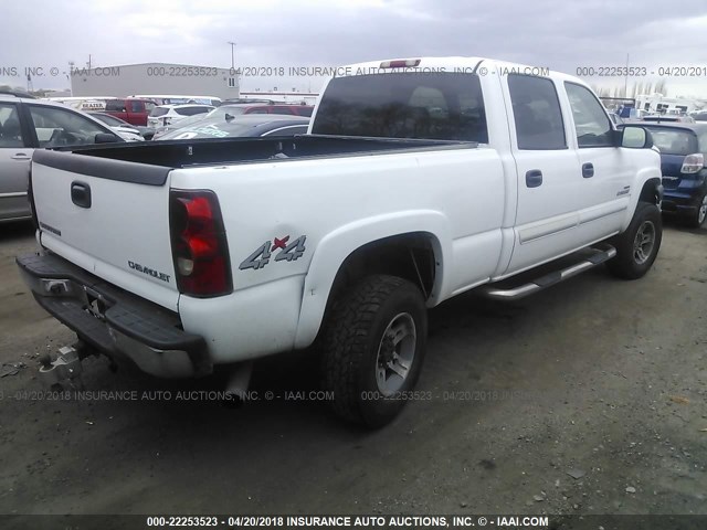 1GCHK23123F253562 - 2003 CHEVROLET SILVERADO K2500 HEAVY DUTY WHITE photo 4