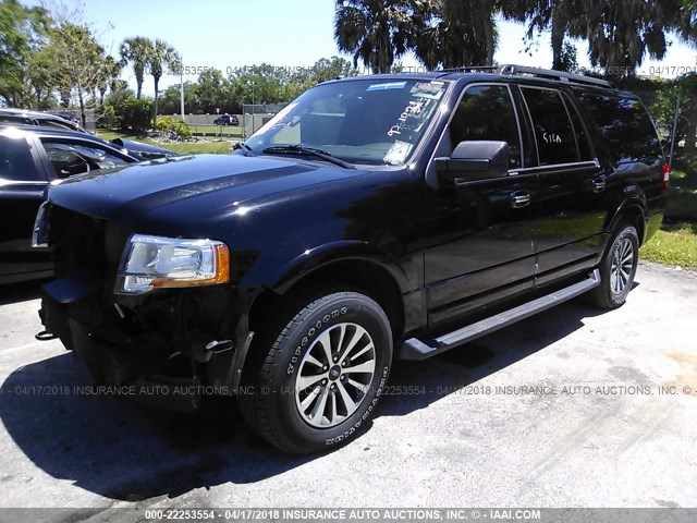 1FMJK1JT4GEF53014 - 2016 FORD EXPEDITION EL XLT/EL KING RANCH BLACK photo 2