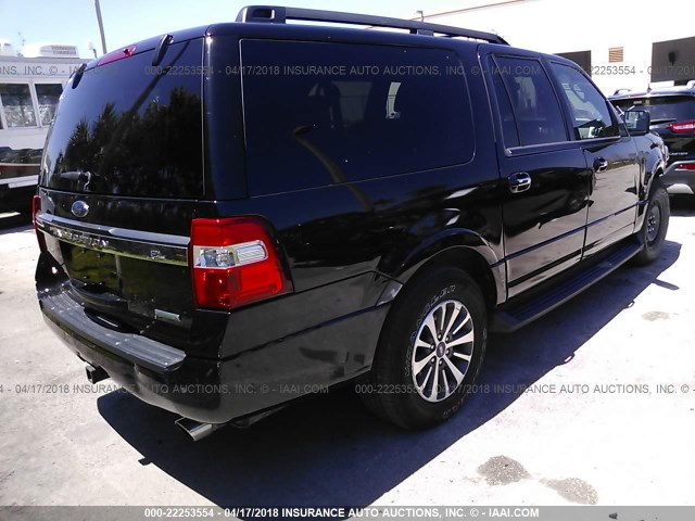 1FMJK1JT4GEF53014 - 2016 FORD EXPEDITION EL XLT/EL KING RANCH BLACK photo 4