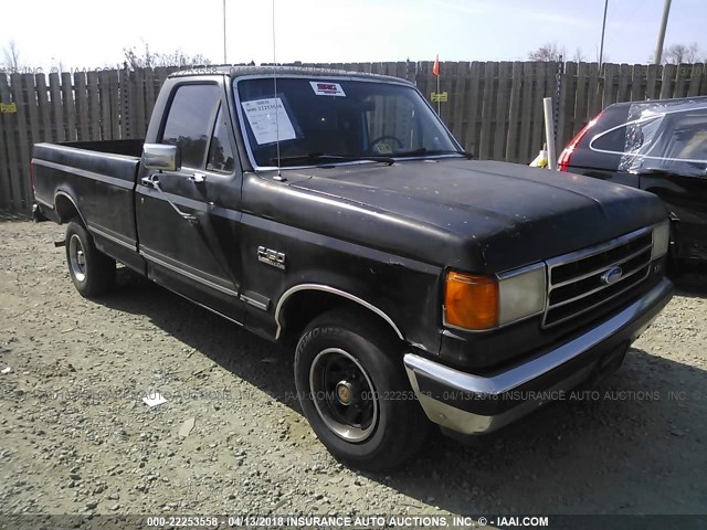 1FTDF15N6LNB51815 - 1990 FORD F150 BLACK photo 1