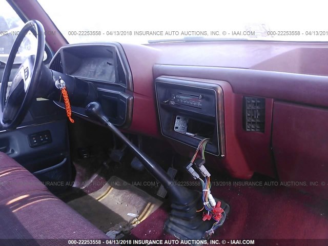 1FTDF15N6LNB51815 - 1990 FORD F150 BLACK photo 5