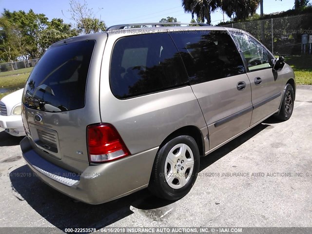 2FMZA51664BA32004 - 2004 FORD FREESTAR SE GOLD photo 4