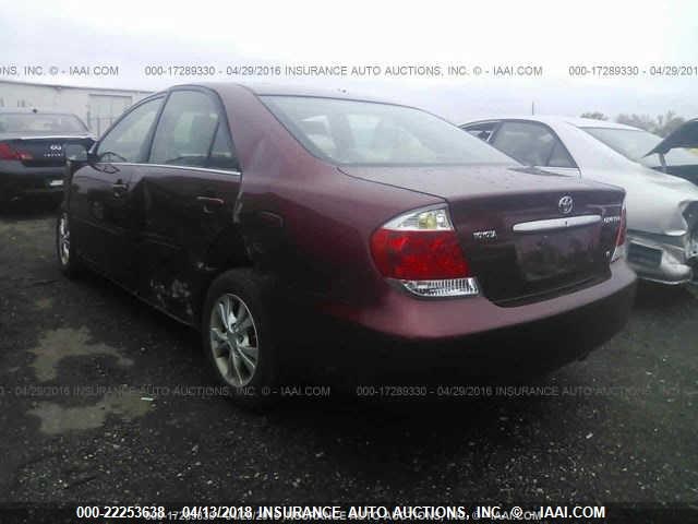 4T1BF32K66U116694 - 2006 TOYOTA CAMRY LE/XLE/SE წითელი ფოტო 3