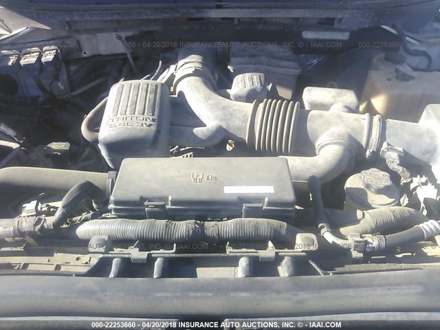 1FTPX14VX9KB57557 - 2009 FORD F150 SUPER CAB WHITE photo 10