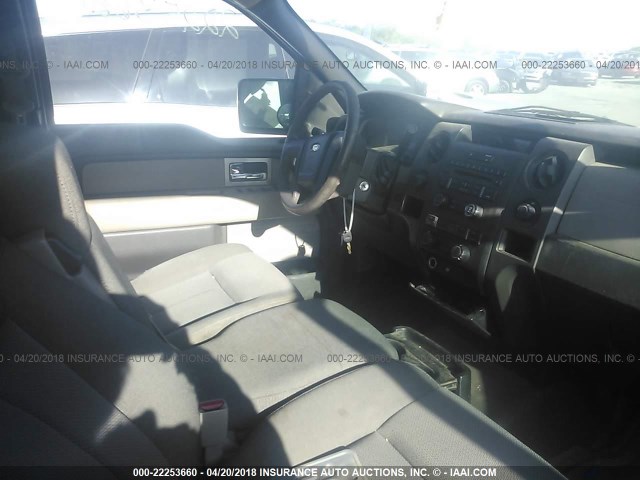 1FTPX14VX9KB57557 - 2009 FORD F150 SUPER CAB WHITE photo 5