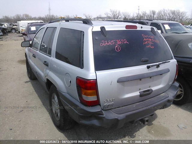1J4GW48N94C421802 - 2004 JEEP GRAND CHEROKEE LAREDO/COLUMBIA/FREEDOM 银色 照片 3