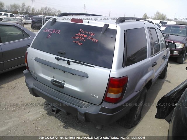 1J4GW48N94C421802 - 2004 JEEP GRAND CHEROKEE LAREDO/COLUMBIA/FREEDOM 银色 照片 4