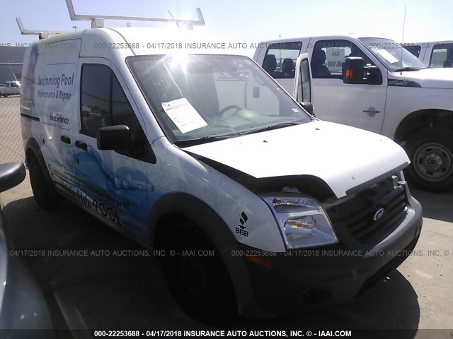 NM0LS7AN6DT132109 - 2013 FORD TRANSIT CONNECT XL WHITE photo 1