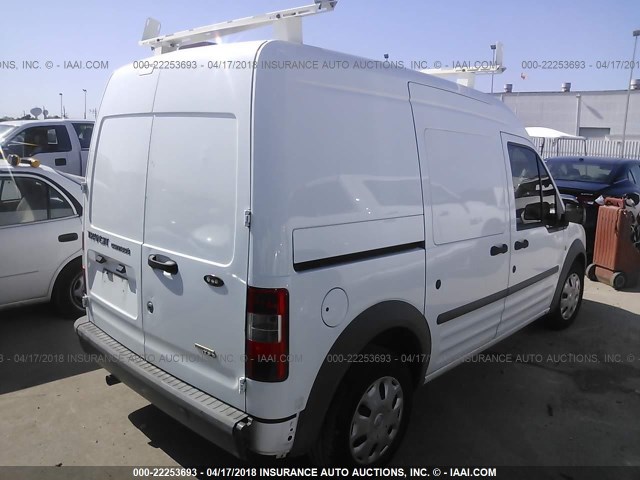 NM0LS7AN6CT080981 - 2012 FORD TRANSIT CONNECT XL WHITE photo 4