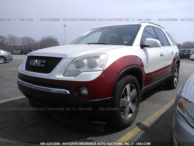 1GKER23D99J118095 - 2009 GMC ACADIA SLT-1 Biały zdjęcie 2