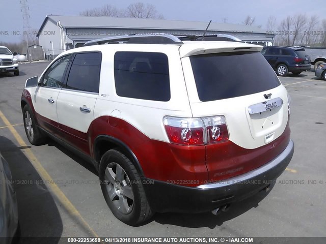 1GKER23D99J118095 - 2009 GMC ACADIA SLT-1 Biały zdjęcie 3