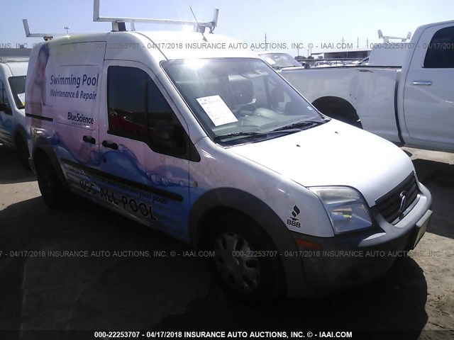 NM0LS7AN5DT137317 - 2013 FORD TRANSIT CONNECT XL WHITE photo 1
