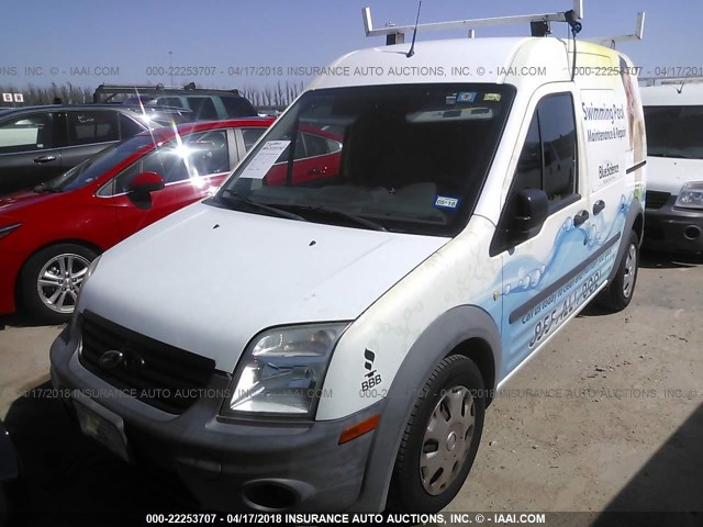 NM0LS7AN5DT137317 - 2013 FORD TRANSIT CONNECT XL WHITE photo 2