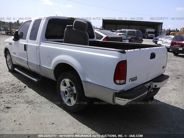 1FTNX20P43EC52450 - 2003 FORD F250 SUPER DUTY WHITE photo 3