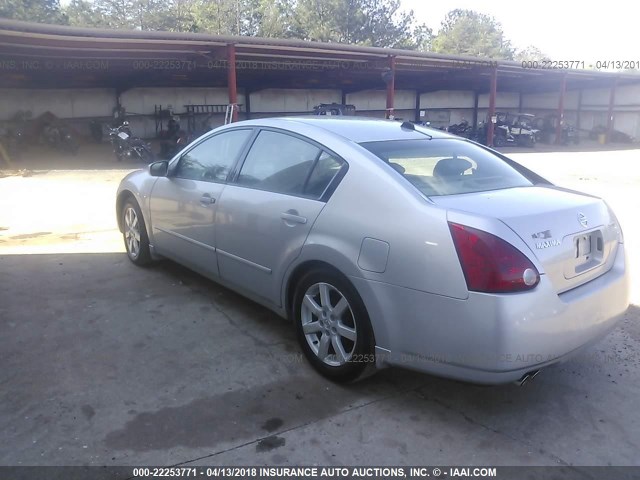 1N4BA41E94C909436 - 2004 NISSAN MAXIMA SE/SL SILVER photo 3