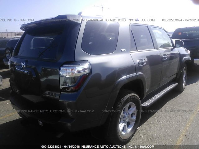 JTEBU5JR7H5450357 - 2017 TOYOTA 4RUNNER SR5 PREM/LTDL/TRAIL/TRD BLACK photo 4