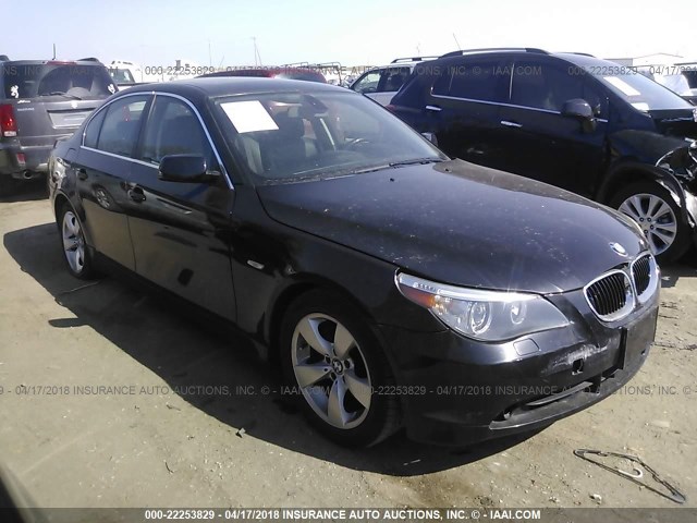 WBANA53595B858633 - 2005 BMW 525 I BLACK photo 1