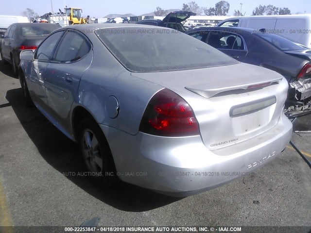 2G2WP582X61240991 - 2006 PONTIAC GRAND PRIX SILVER photo 3