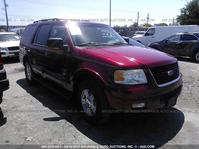 1FMPU175X5LA89572 - 2005 FORD EXPEDITION EDDIE BAUER RED photo 1