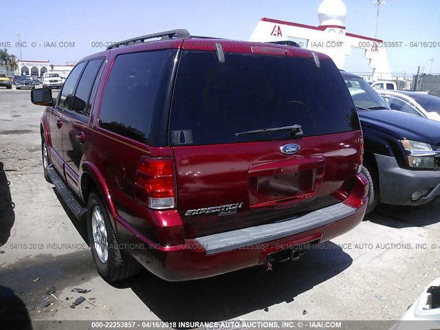 1FMPU175X5LA89572 - 2005 FORD EXPEDITION EDDIE BAUER RED photo 3