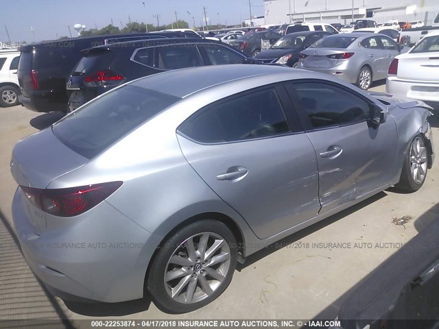 3MZBN1V77HM145855 - 2017 MAZDA 3 TOURING SILVER photo 4